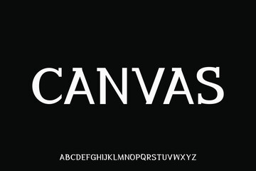 Display alphabet font vector design suitable for headline, poster, magazine and many more