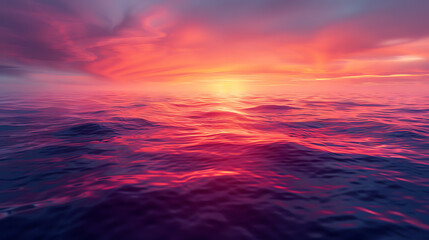 Fototapeta premium Abstract Sunset Transformation on Canvas