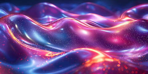 Obraz premium Vibrant AI-Generated Canvas for Creative Expression