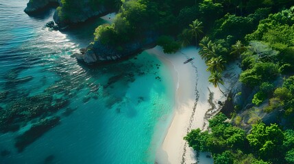 A secluded beach img