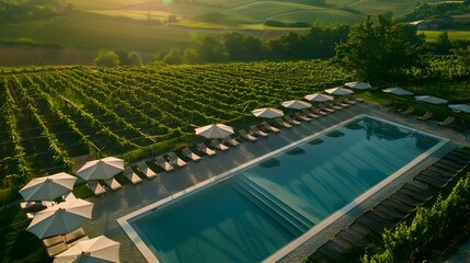 Swimming pool with panoramic views image