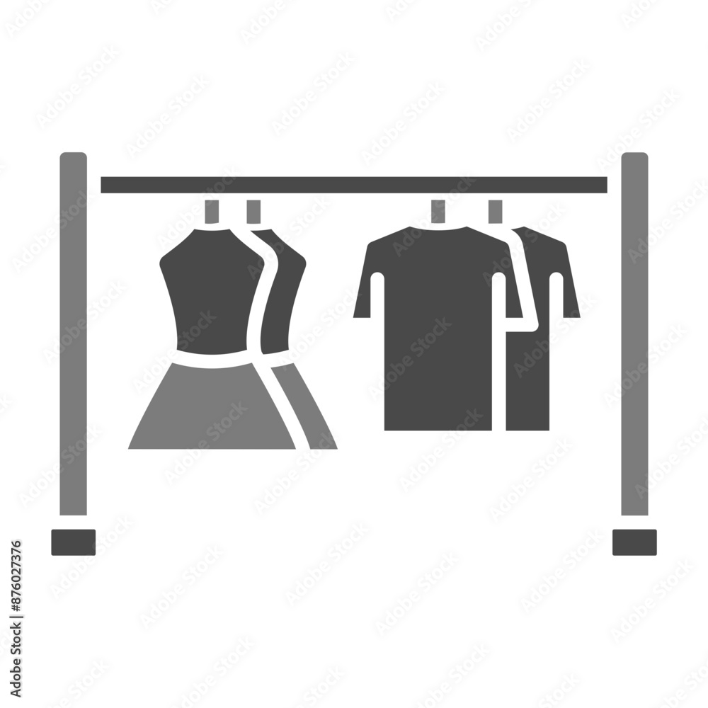 Sticker clothing icon