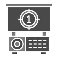 Projector screen Icon