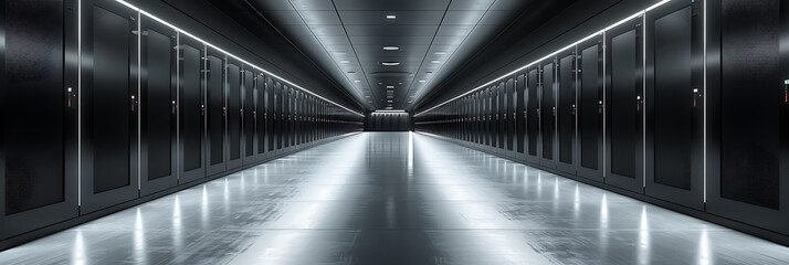 Naklejka premium Modern Data Storage Solutions on Empty Canvas