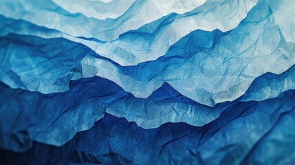 Obraz premium Abstract blue background with fiber paper texture and text space