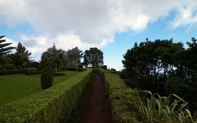 Path in park, Azores islands
