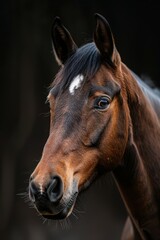 Brown Horse Portrait