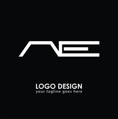 AE AE Logo Design, Creative Minimal Letter AE AE Monogram