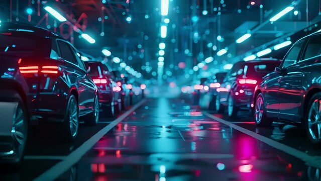 5Gconnected parking garages with realtime availability updates making it easier for drivers to find parking spaces in crowded cities.