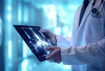 Scientist Using Virtual Reality In Lab