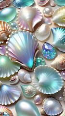 set of sea shells
