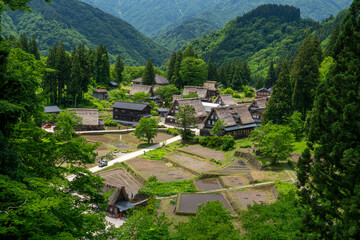 世界遺産 初夏の五箇山 相倉合掌造り集落