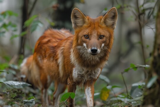 Dhole in the Forest- A dhole