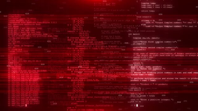 Digital Cyber security glitch effect noise background. signal Virus code software hack. computer script. Software blockchain Computer Screen Code, Glitch Effect, Error System Failure Hacked System