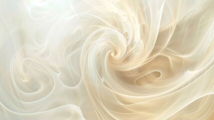 Obraz premium Serene Abstract Swirls and Curves in Muted Hues for Web Banners and Digital Presentations