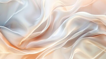 Obraz premium Graceful Elegance: Abstract Background with Soft Curves and Muted Tones