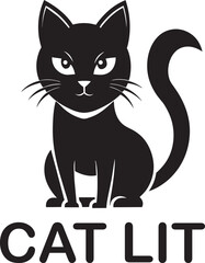 Funny large longhair gray kitten with beautiful big green eyes lying on white table. Lovely fluffy cat licking lips. Free space for text.