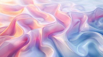 Obraz premium Tranquil Abstract Background with Blurred Shapes and Soft Gradients for Copy Space