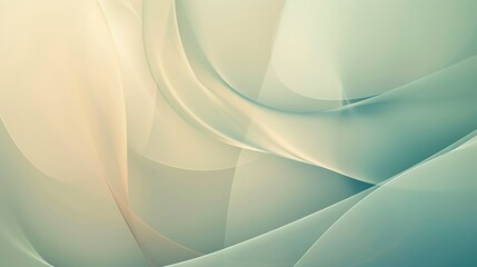 Fototapeta premium Tranquil Abstract Background with Soft Curves and Gradients for Digital Presentations