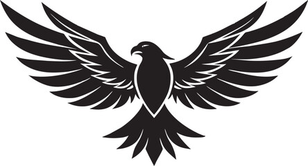 Flying birds silhouettes on white background. Vector illustration. isolated bird flying. tattoo design.