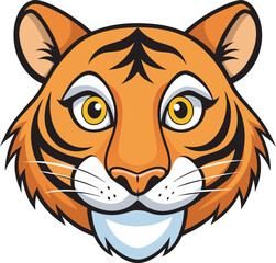 Angry tiger,Sumatran tiger (Panthera tigris sumatrae) beautiful animal and his portrait