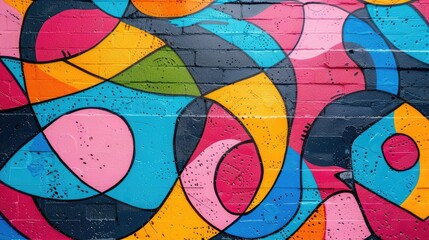 Fototapeta premium Abstract pattern on a wall