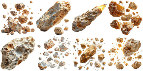 Collection of Pockmarked Space Rocks