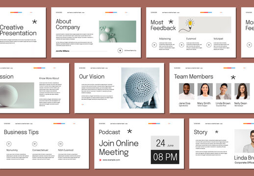 Creative Presentation Template