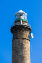 Partie sommitale du Phare de Gatteville, sur la Pointe de Barfleur