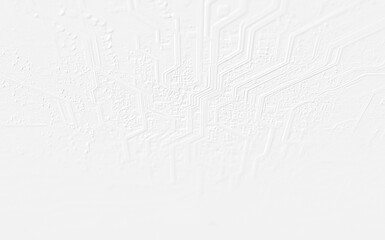 white circuit background