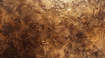 Bronzed stucco texture for decorative Venetian plaster background in abstract wall design