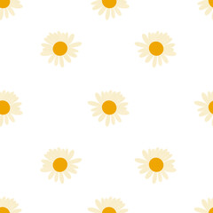 pattern with daisies