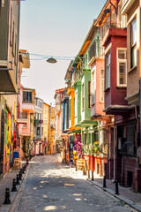 Old doors and entrances in the Balat neighborhood in Istanbul