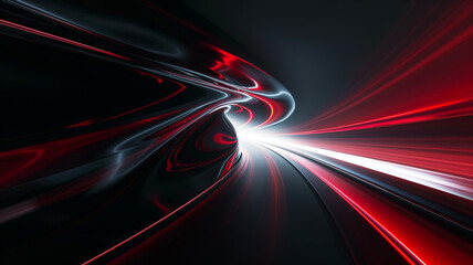 Abstract background with red speed lines