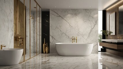 Luxury Modern Marble Bathroom