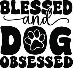 Dog SVG T shirt Design Template