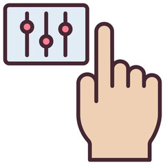 Control Outline Color Icon