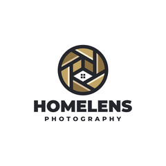 house camera logo vector