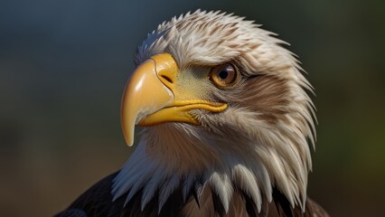 Obraz premium Regal Bald Eagle Portrait