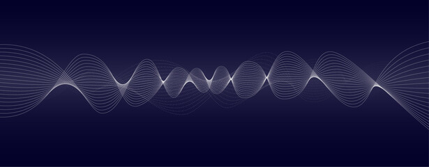 abstract blue wave background