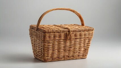 Handcrafted Wicker Picnic Basket