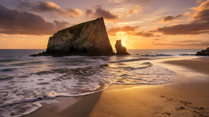 A stunning sunset Paradise 