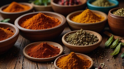 Assorted Vibrant Spices