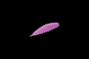 Colorful silicone fishing baits with plummets