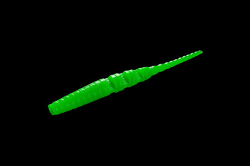 Colorful silicone fishing baits with plummets