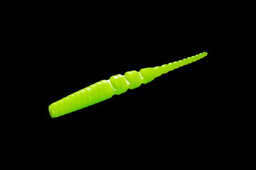 Colorful silicone fishing baits with plummets