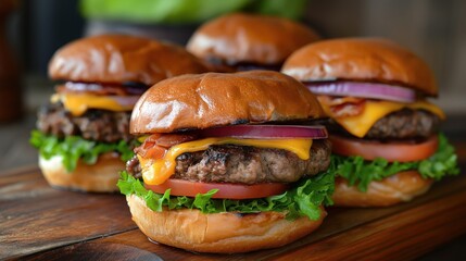 People enjoying National Burger Day on August 27th, gathering for barbecues and celebrating their love for burgers in various styles