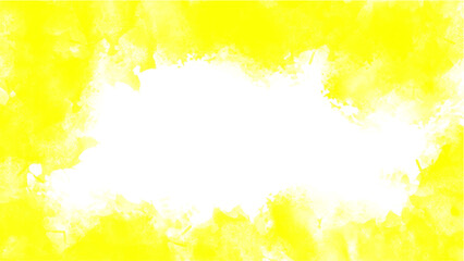Abstract yellow watercolor background.Hand painted watercolor. vector