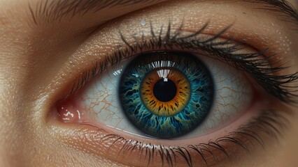 Close-up of Blue Eye