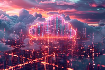 Fototapeta premium Cutting-Edge Development of Scalable 5G Cloud Components with Dynamic Resource Allocation